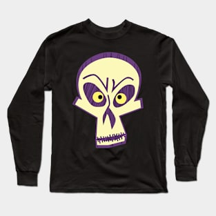 Cartoon Skull Long Sleeve T-Shirt